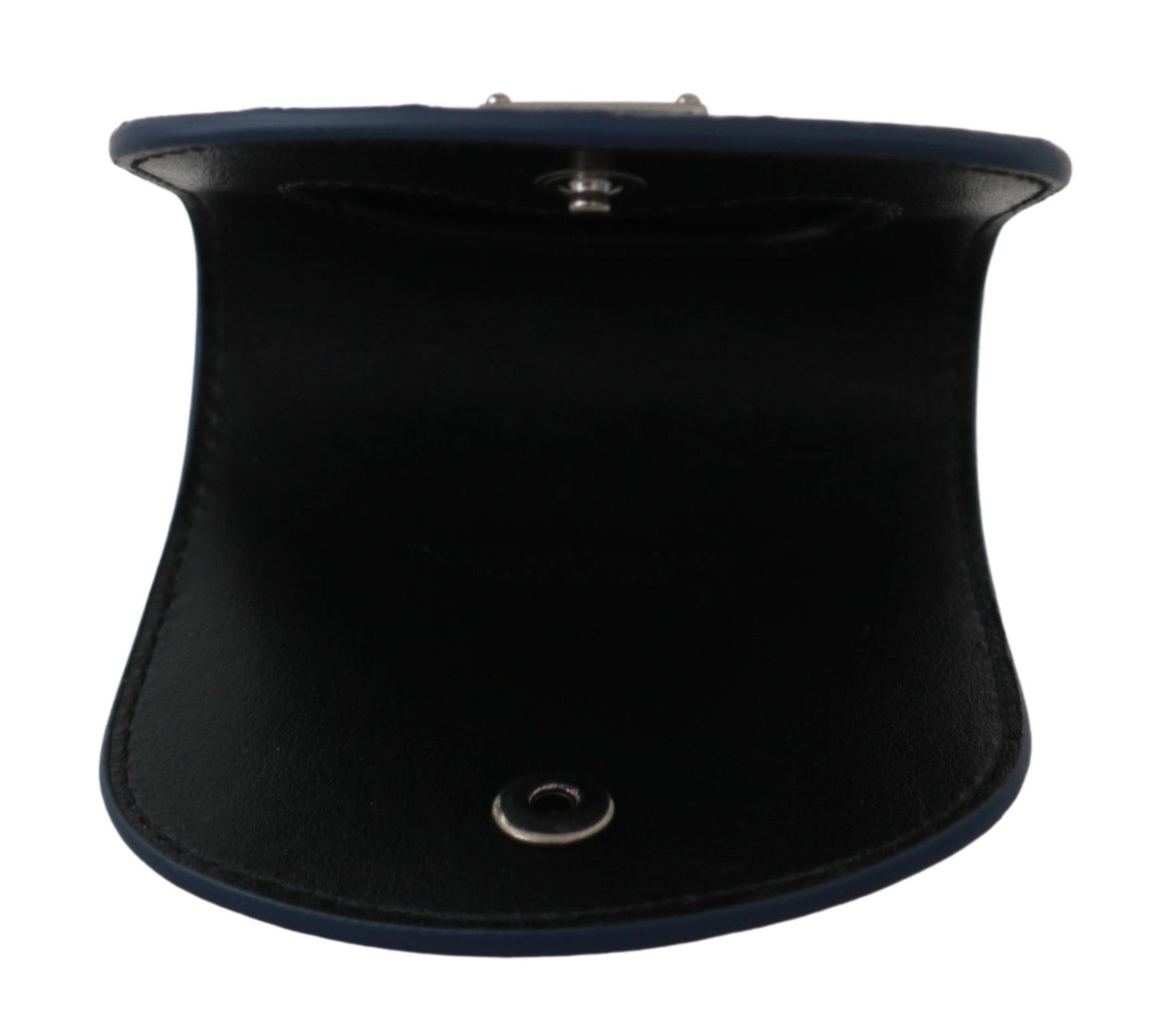 محفظة دولتشي آند غابانا زرقاء اللون، حافظة واقية من الجلد الأزرق الغريب