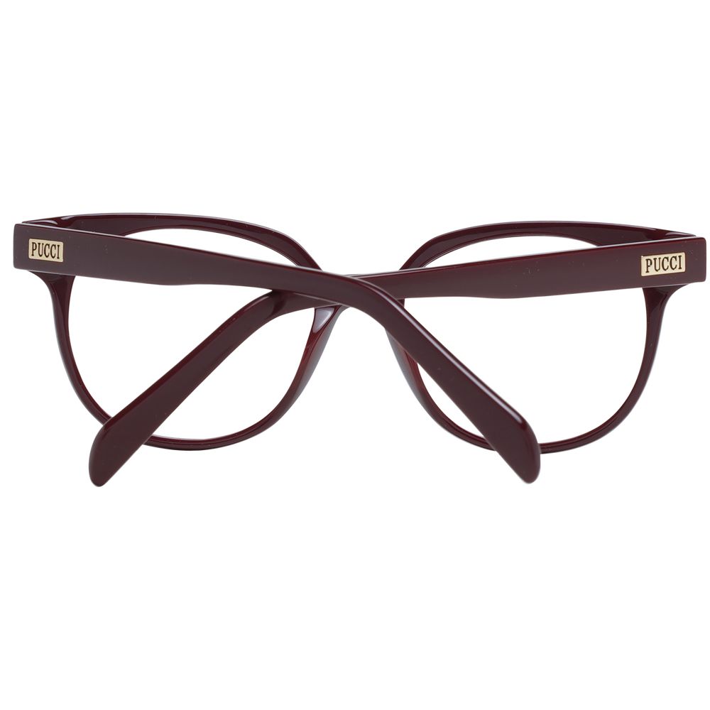Emilio Pucci Burgundy Plastic Glasses (Frames)