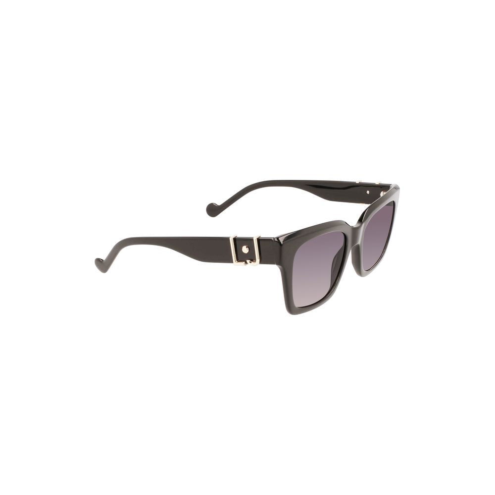 Liu Jo Black Acetate Women Sunglasses