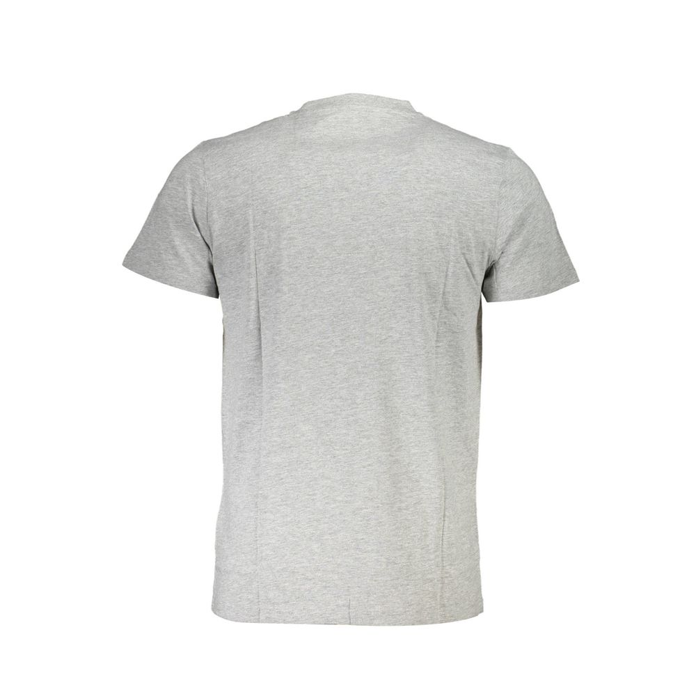Cavalli Class Grigio Cotton Men T-Shirt