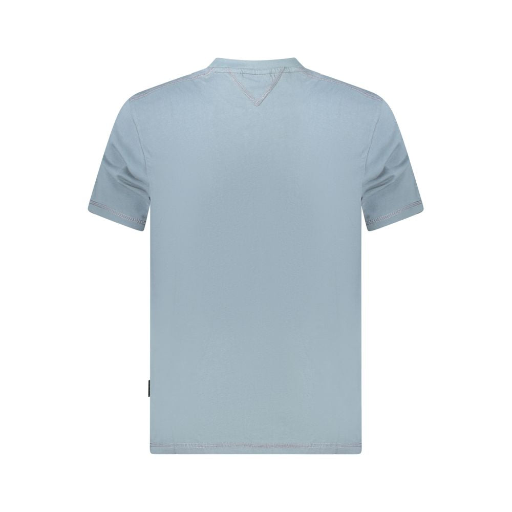 Napapijri Grigio Cotton Men T-Shirt