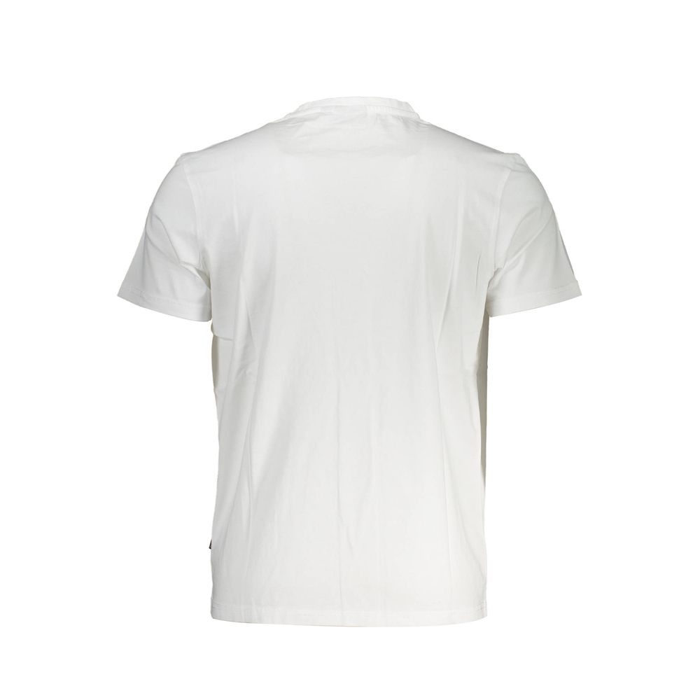 Napapijri Bianco Cotton Men T-Shirt