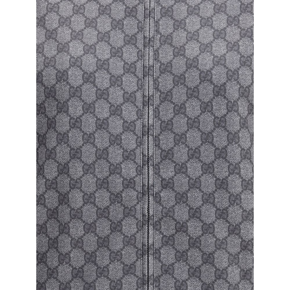 سويت شيرت غوتشي رمادي من البوليستر