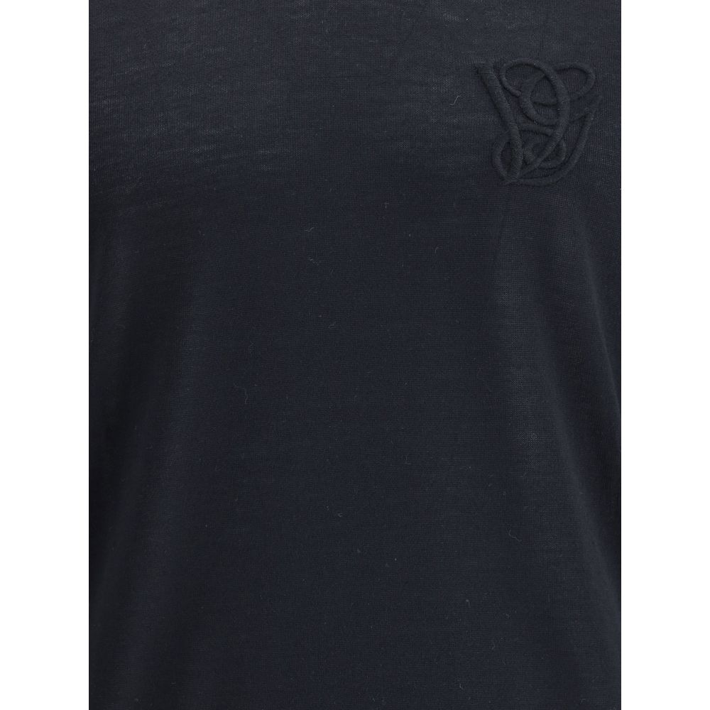 سويت شيرت فالنتينو من الصوف الأسود