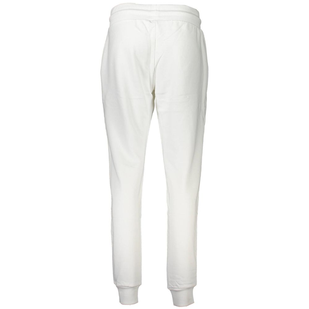 Cavalli Class Bianco Cotton Women Jogger Pant