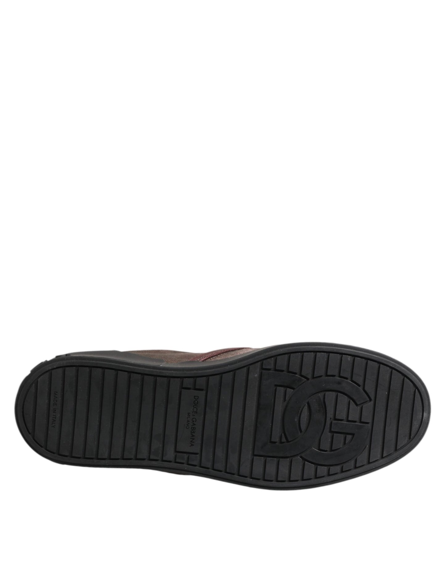 حذاء رياضي رجالي منخفض الارتفاع من دولتشي آند غابانا متعدد الألوان من القطن