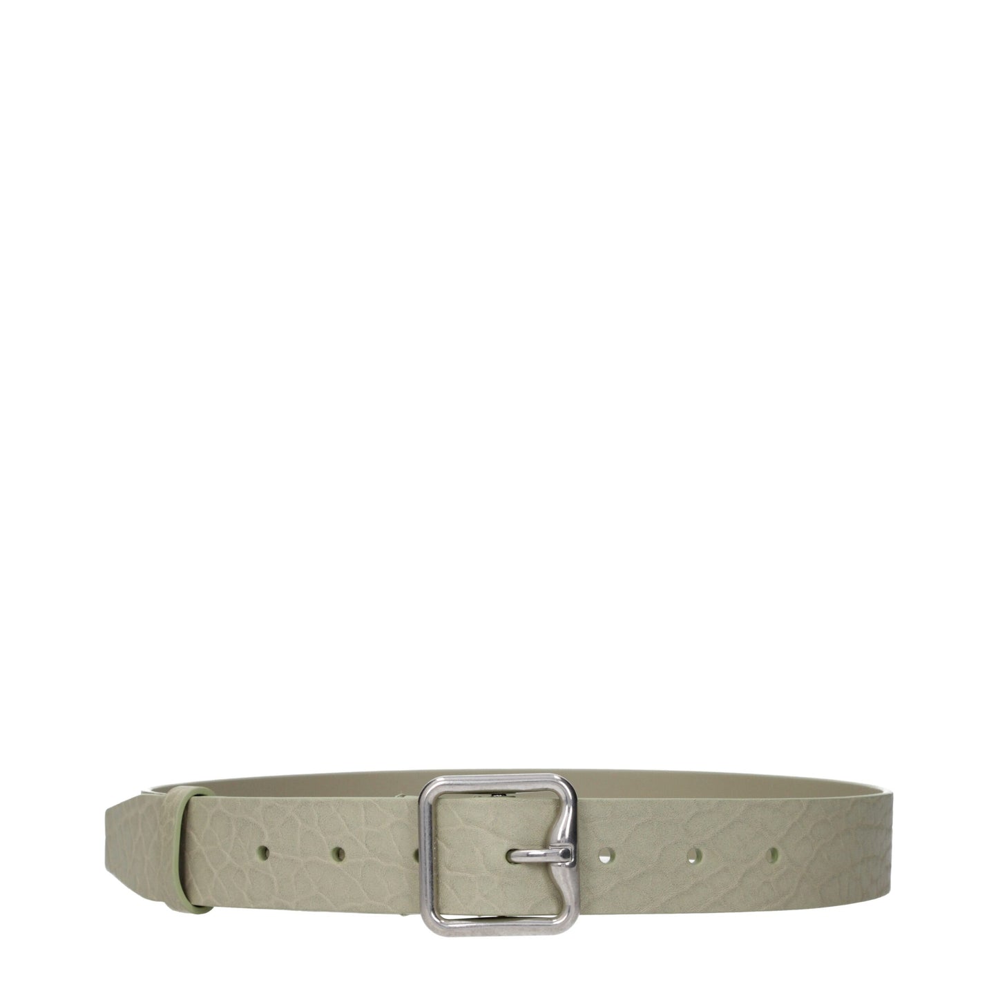 Burberry Green Leather Regular Belt