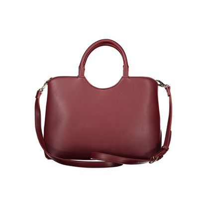 Mario Valentino Red Polyurethane Women Handbag