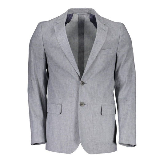 Gant Gray Cotton Blazer