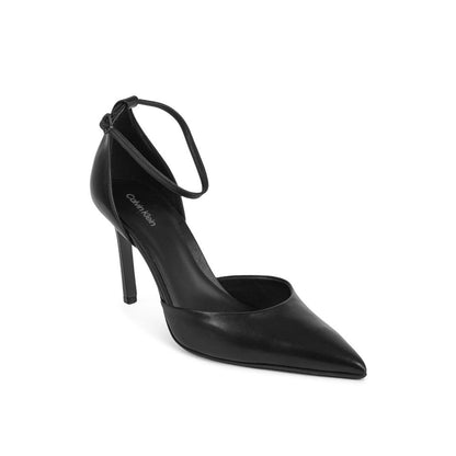 Calvin Klein Black Leather High Heel Pumps