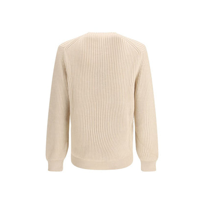 Fendi Beige Fleece Wool Sweatshirt