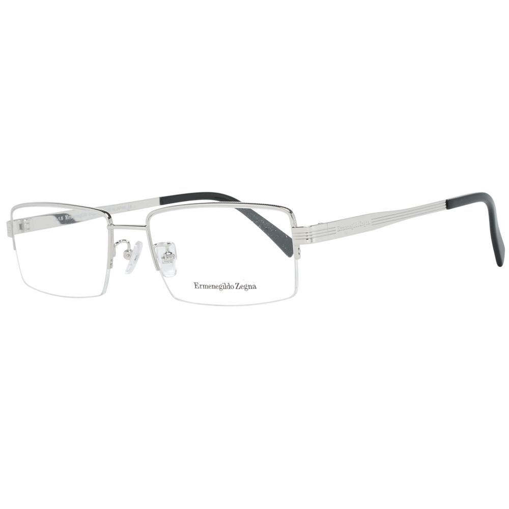 Ermenegildo Zegna Silver Titanium Glasses (Frames)