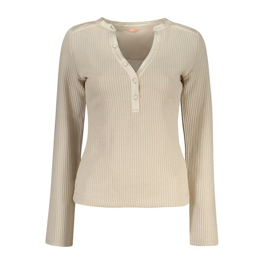 Guess Jeans Beige Polyester Women Sweater