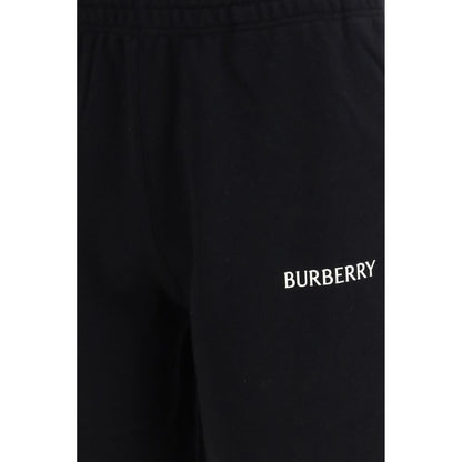 Burberry Black Cotton Bermuda Shorts