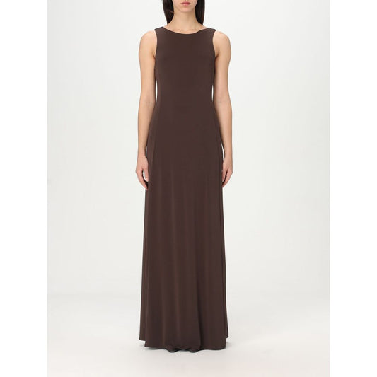 Max Mara Brown Jersey Casual Dress