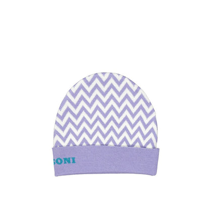 Missoni Purple Wool Beanie