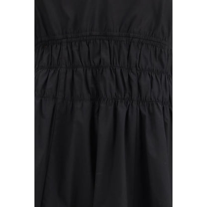 PINKO Black Cotton Casual Dress