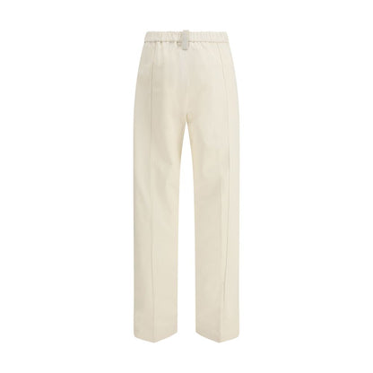 Fabiana Filippi Beige Cotton Casual Pants