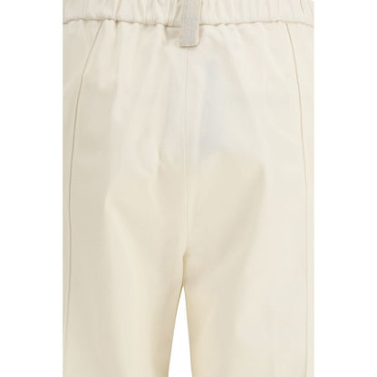 Fabiana Filippi Beige Cotton Casual Pants