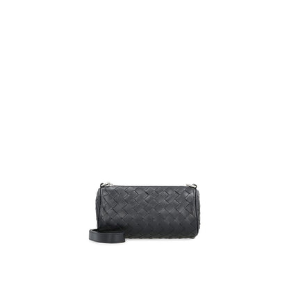 Bottega Veneta Black Calfskin Shoulder Bag