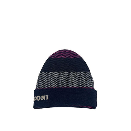 Missoni Blue Wool Beanie
