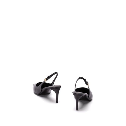 Dolce & Gabbana Black Calfskin High Heel Pumps