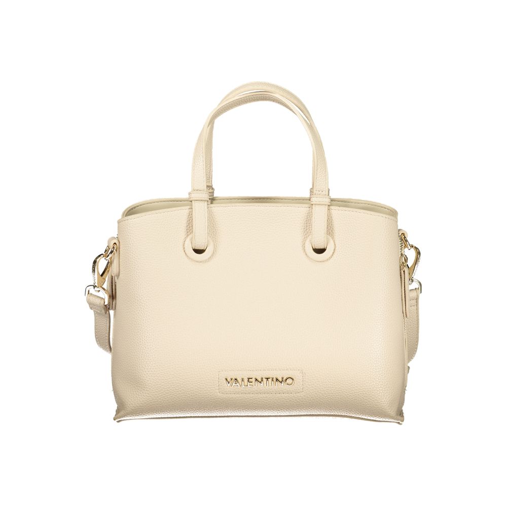 Mario Valentino Beige Polyurethane Women Handbag
