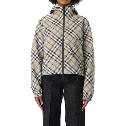 Burberry Gray Polyamide Shell Jacket