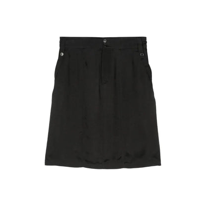 Saint Laurent Black Copper Mini Skirt