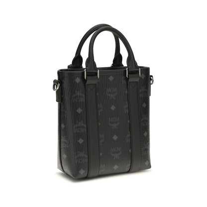 MCM Black Fabric Shoulder Bag