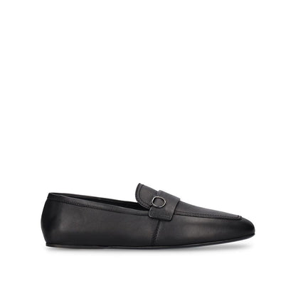 Salvatore Ferragamo Brown Calfskin Slip-On Loafers