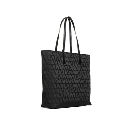 Valentino Garavani Black Cotton Tote Bag