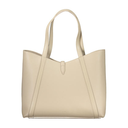 Furla Beige Leather Women Handbag