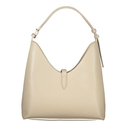 Furla Beige Leather Women Handbag