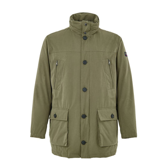 Paul & Shark Green Polyester Coat