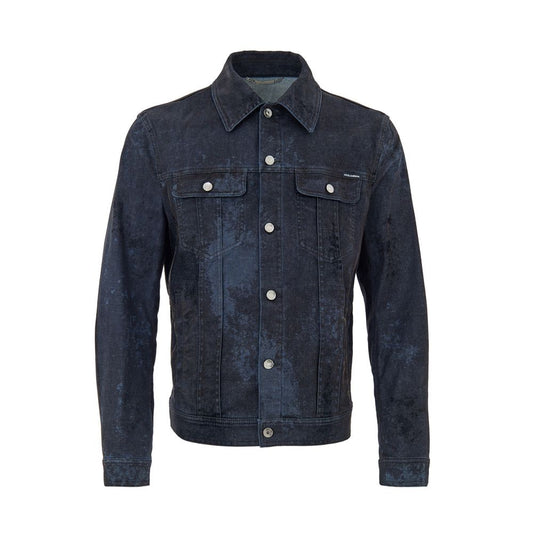 Dolce & Gabbana Gray Cotton Denim Jacket