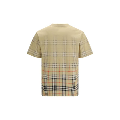 Burberry Beige Cotton T-Shirt