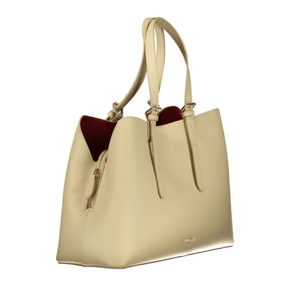 Twinset Beige Polyurethane Women Tote