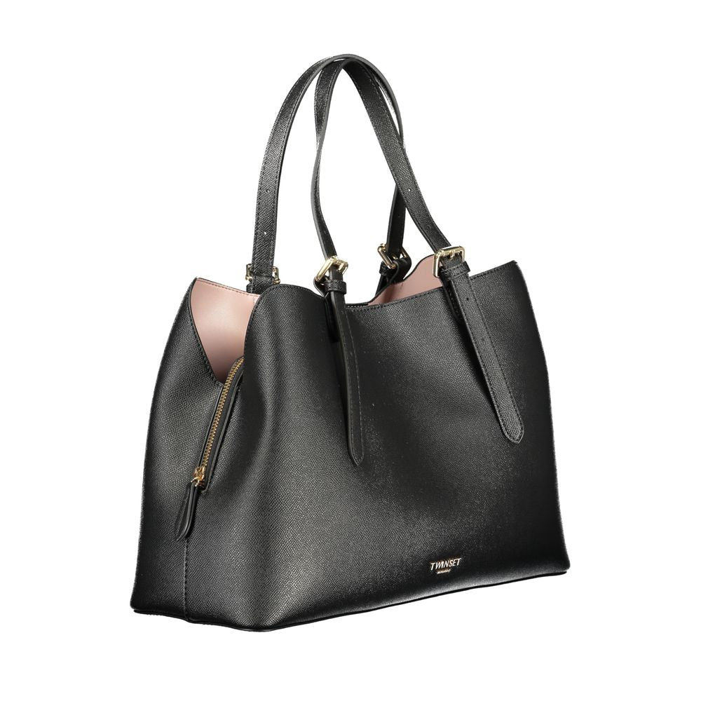 Twinset Nero Polyurethane Women Tote