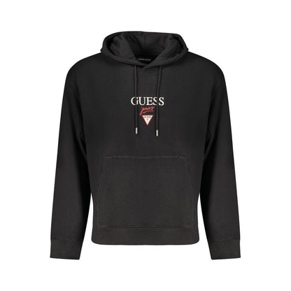 Guess Jeans Black Cotton Men Sweatshirt