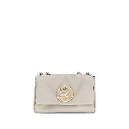 Chloé Beige Calf Leather Bos Taurus Shoulder Bag