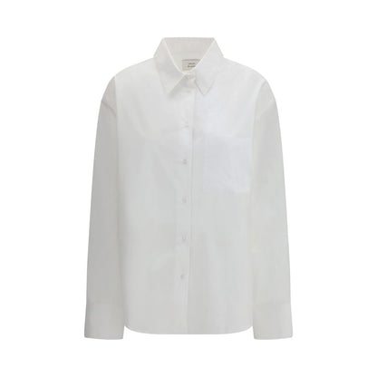 Loulou De Saison White Cotton Dress Shirt