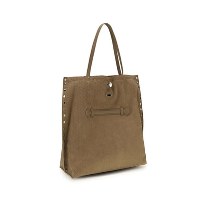 Zanellato Beige Calf Leather Bos Taurus Shoulder Bag