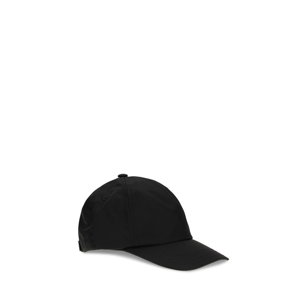 Ami Paris Black Polyester Cap (Baseball Hat)