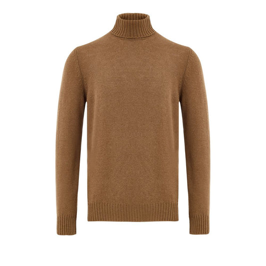 Gran Sasso Brown Wool Turtleneck