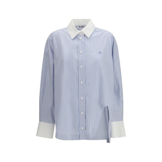 The Attico Blue Cotton Pattern Shirt