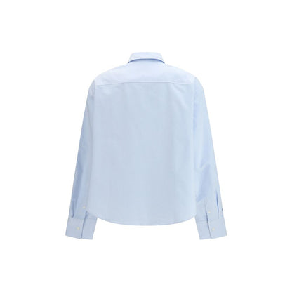 Ami Paris Blue Cotton Dress Shirt