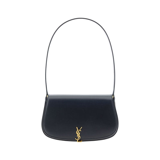 Saint Laurent Black Calf Leather Bos Taurus Shoulder Bag