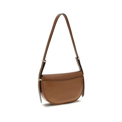 Prada Brown Calf Leather Bos Taurus Shoulder Bag