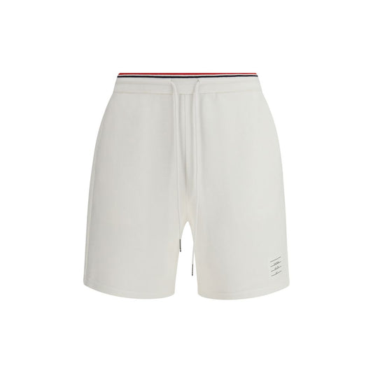 Thom Browne White Cotton Bermuda Shorts